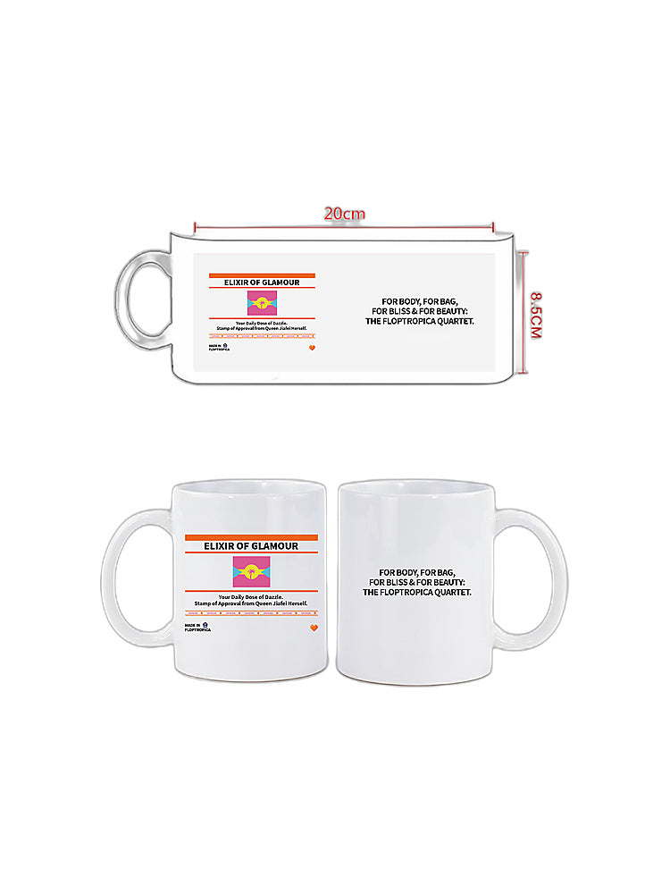 Jiafei Elixir of Glamour Floptropica White Ceramic Mug