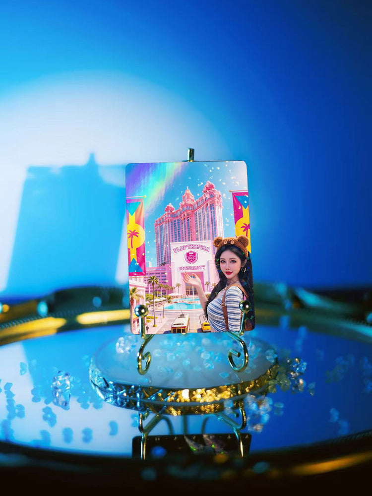 Floptropica University Holographic Photocard