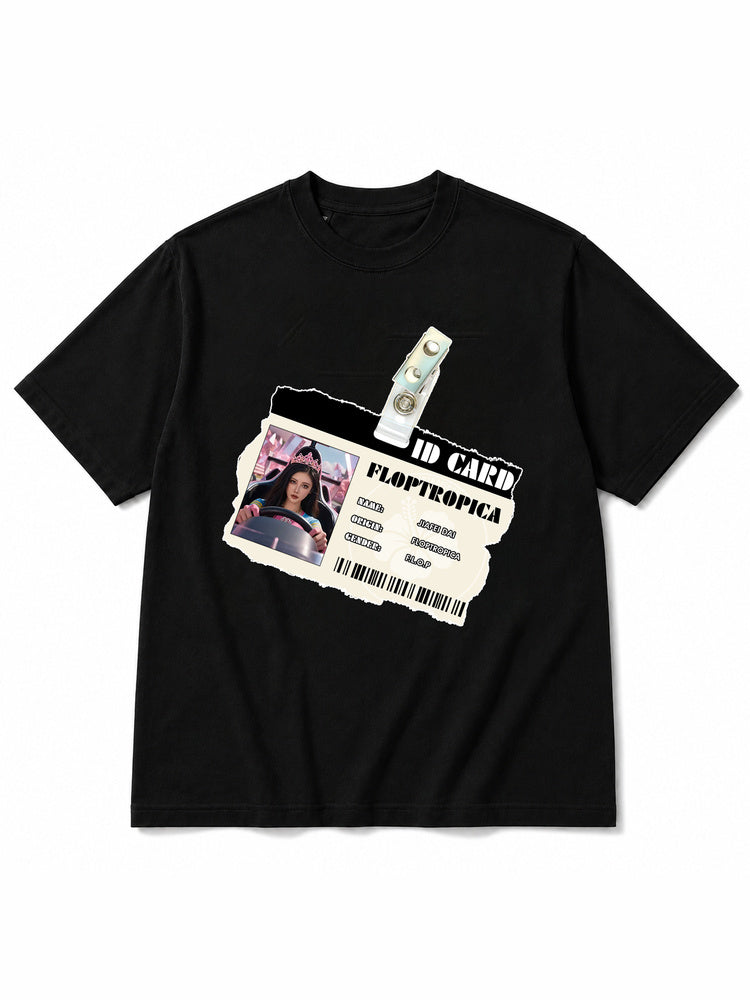 Floptropica "ID Card" Oversized T-Shirt