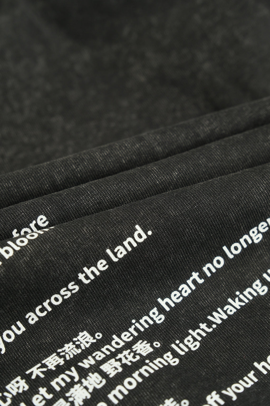 Jiafei "Wild Flower Fragrance" Lyrics Oversized T-Shirt