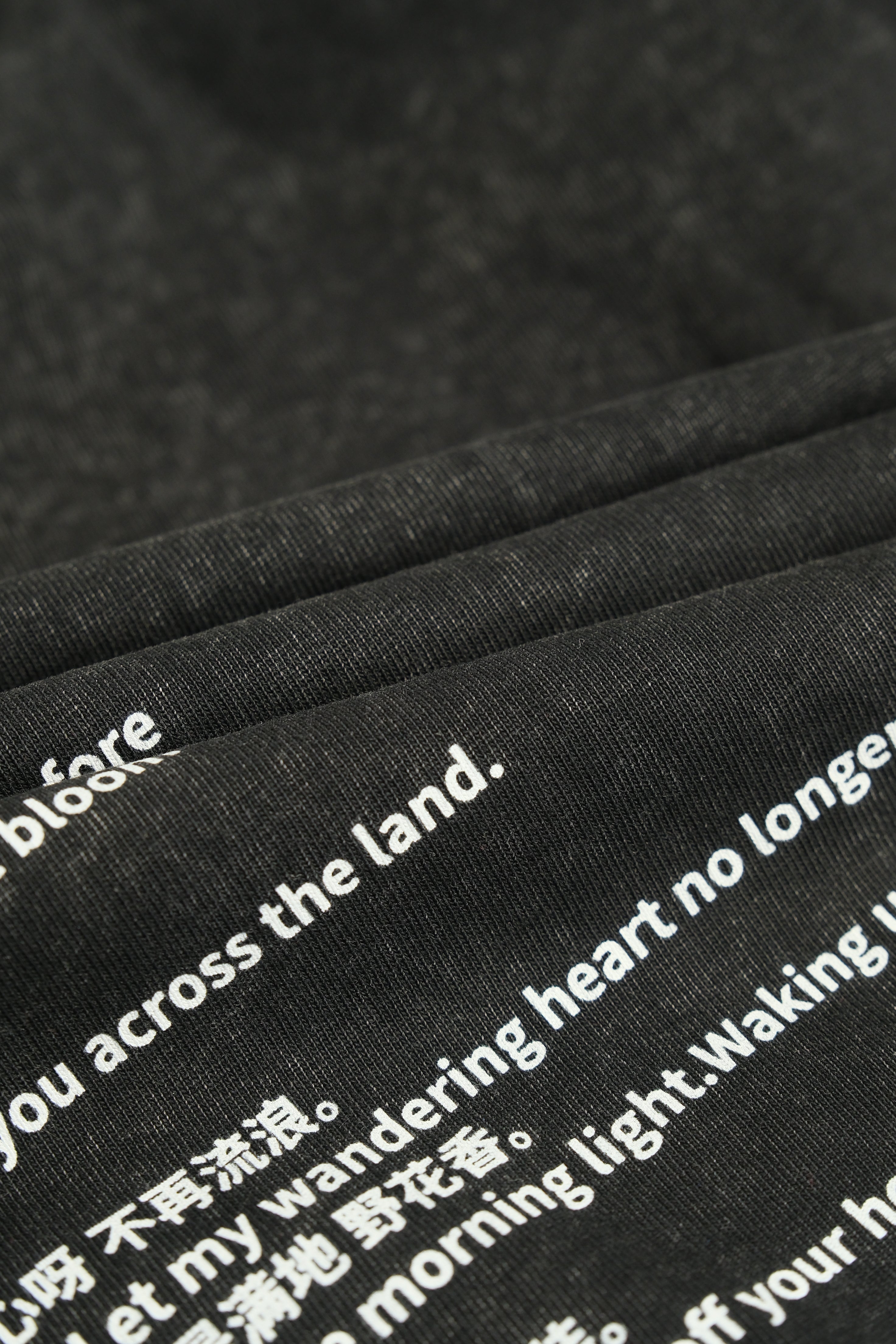 Jiafei "Wild Flower Fragrance" Lyrics Oversized T-Shirt