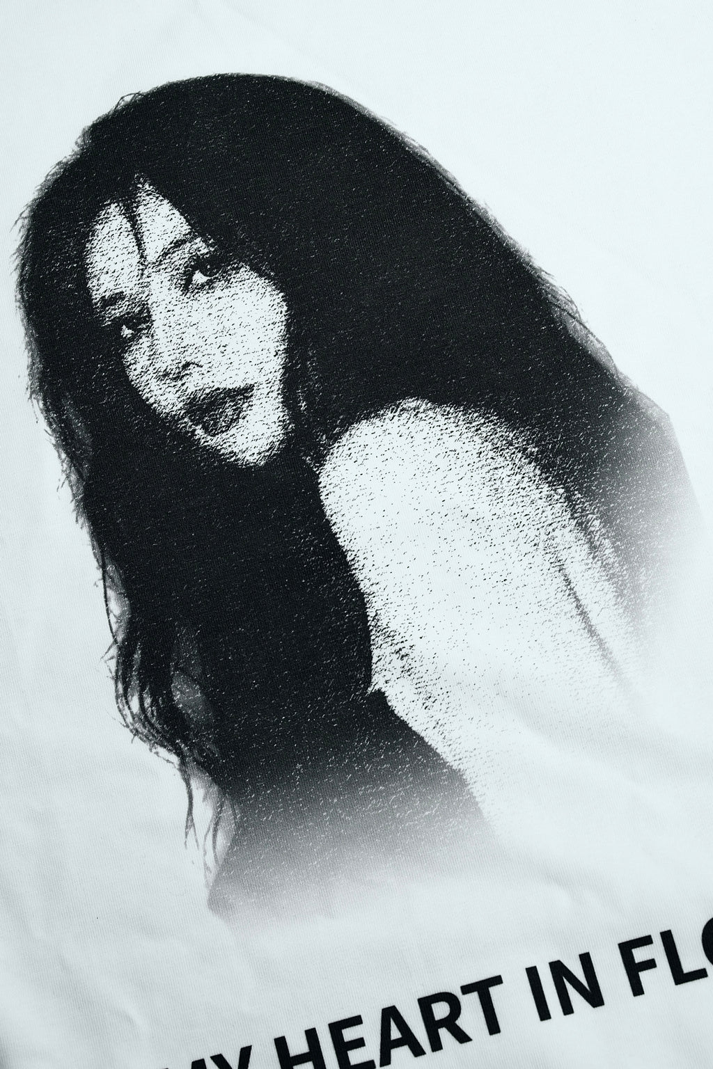"I Left My Heart in Flop Island" Jiafei Portrait T-Shirt (White)