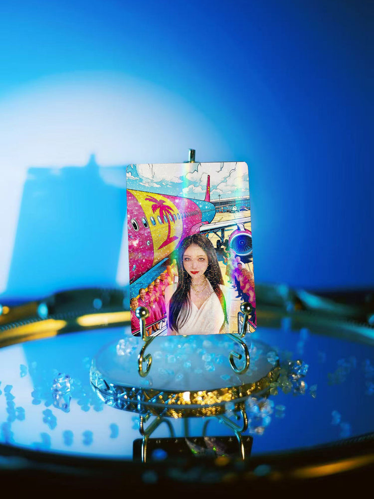 JIAFEI Floptropica Airlines Holographic Photocard