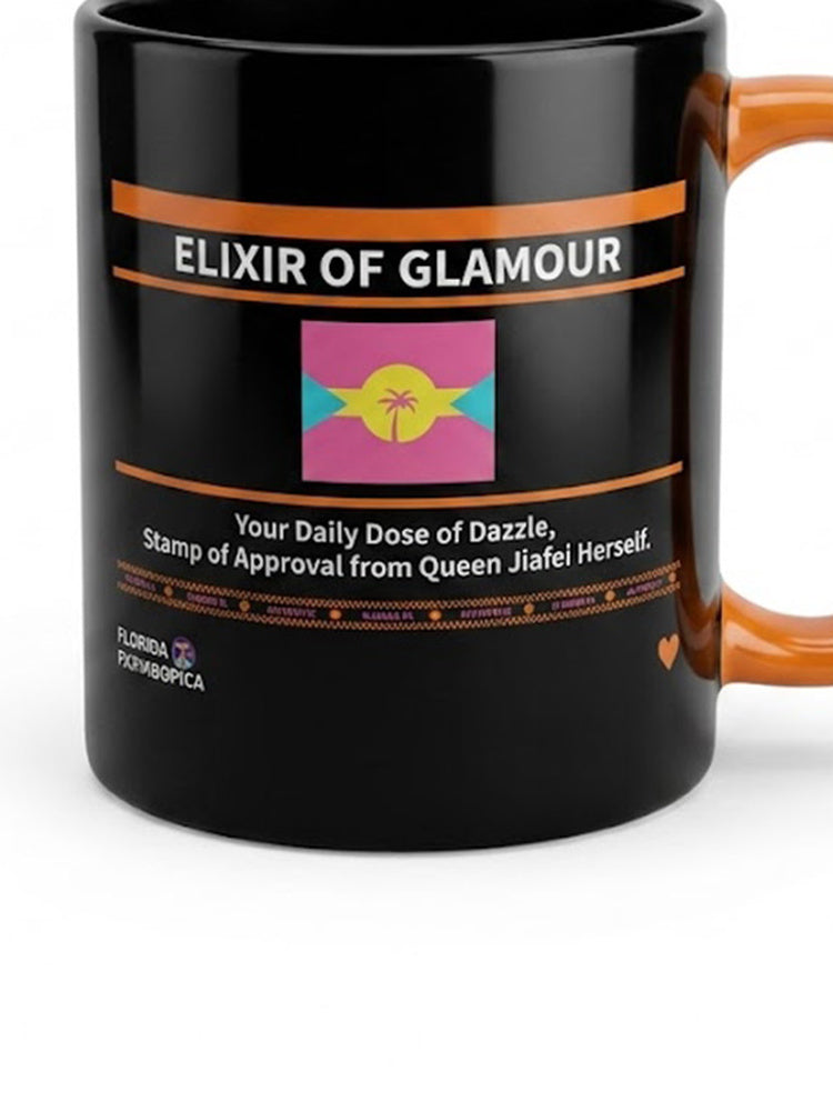 Jiafei Elixir of Glamour Mug | Floptropica Flag Coffee Cup