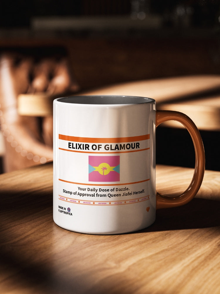 Jiafei Elixir of Glamour Floptropica White Ceramic Mug