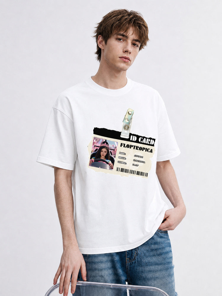 Floptropica "ID Card" Oversized T-Shirt
