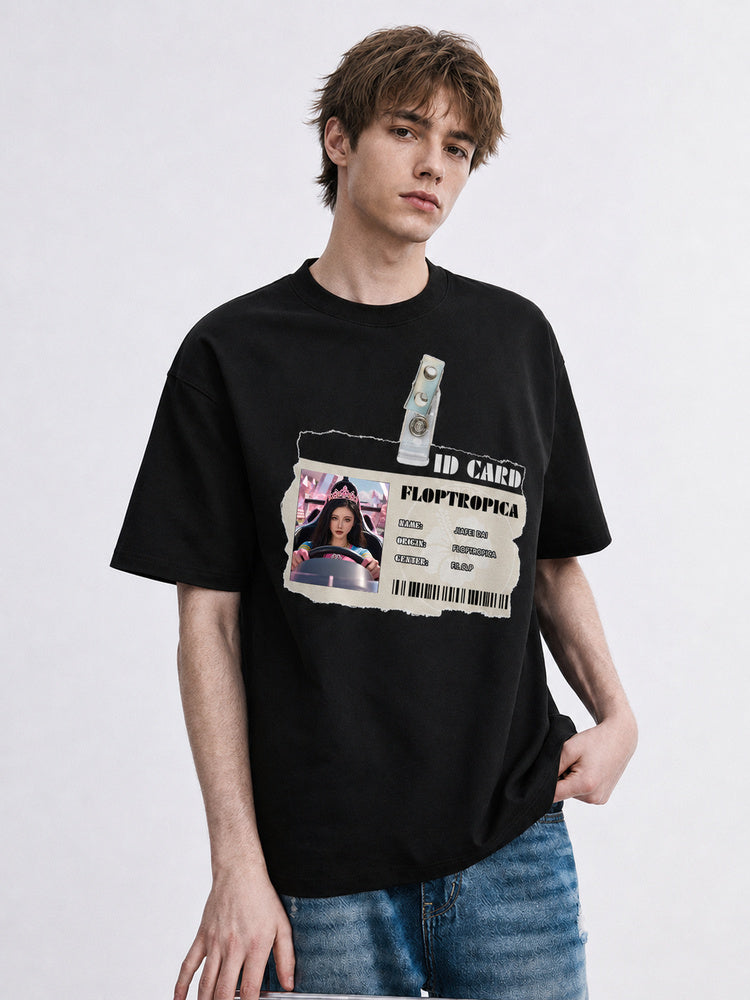Floptropica "ID Card" Oversized T-Shirt