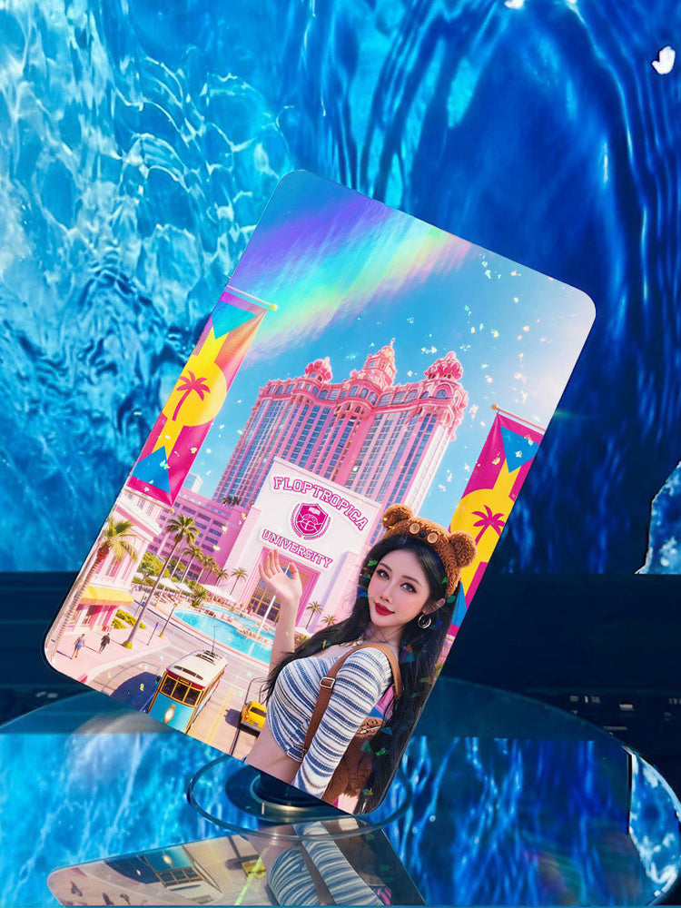 Floptropica University Holographic Photocard