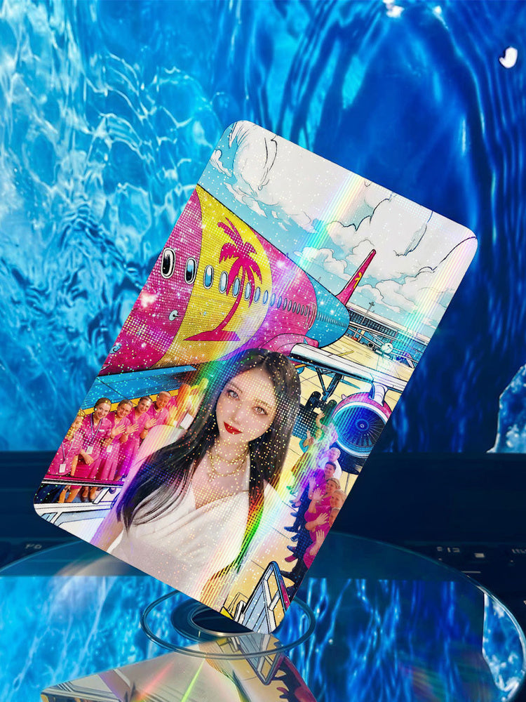 JIAFEI Floptropica Airlines Holographic Photocard