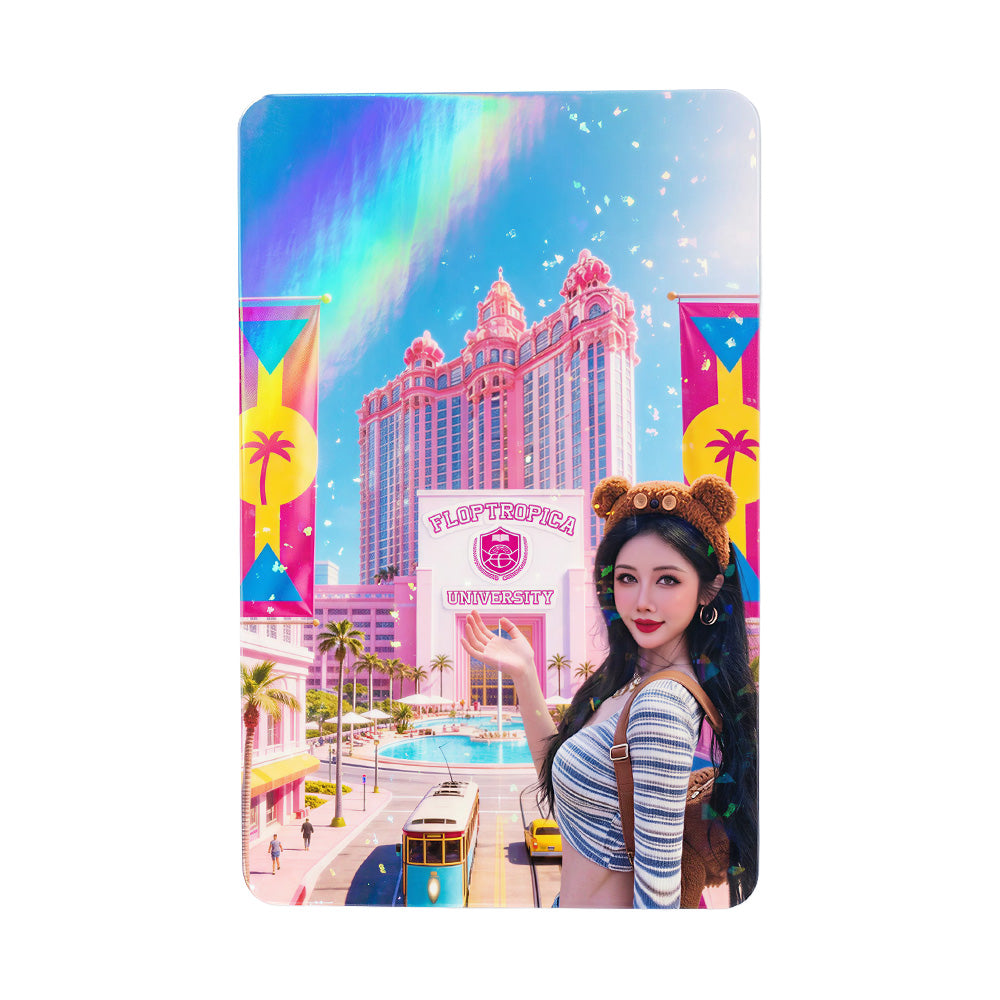 Floptropica University Holographic Photocard