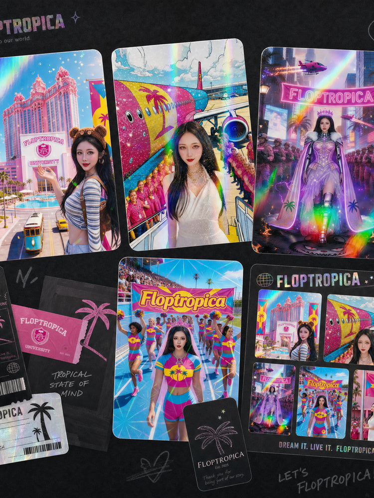 JIAFEI Floptropica Royal Coronation Holographic Photocard