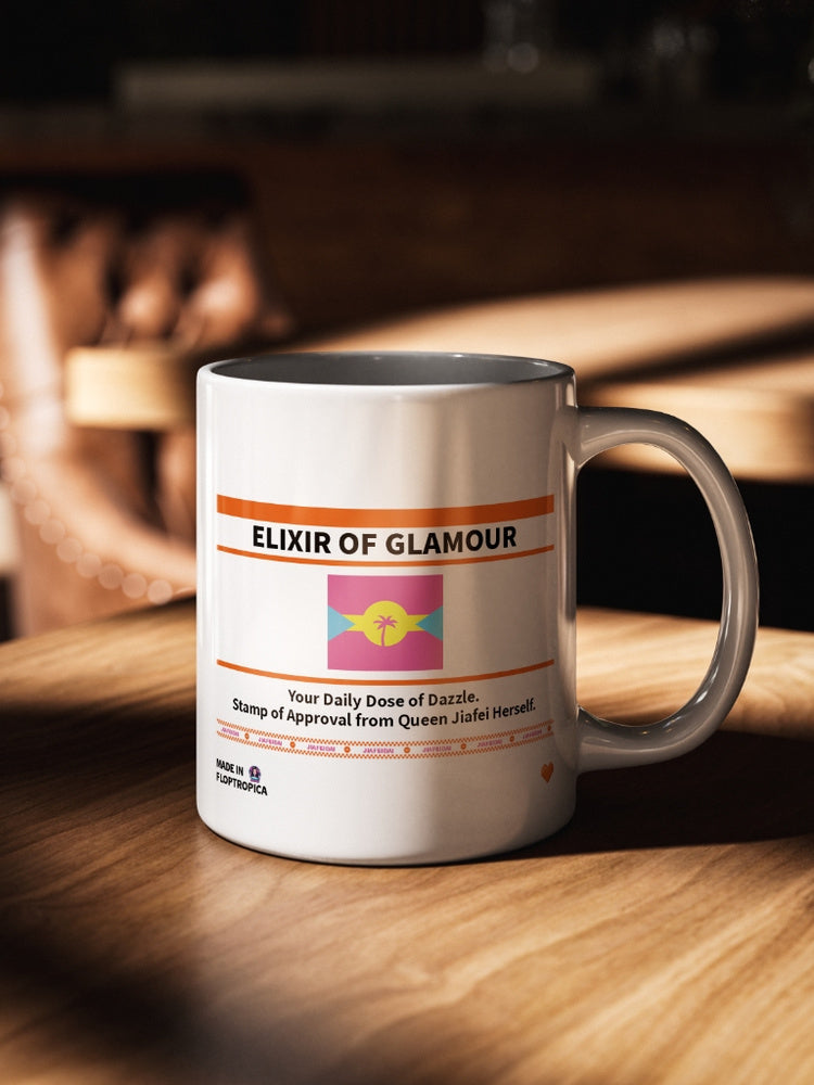 Jiafei "Elixir of Glamour" All-White Ceramic Mug