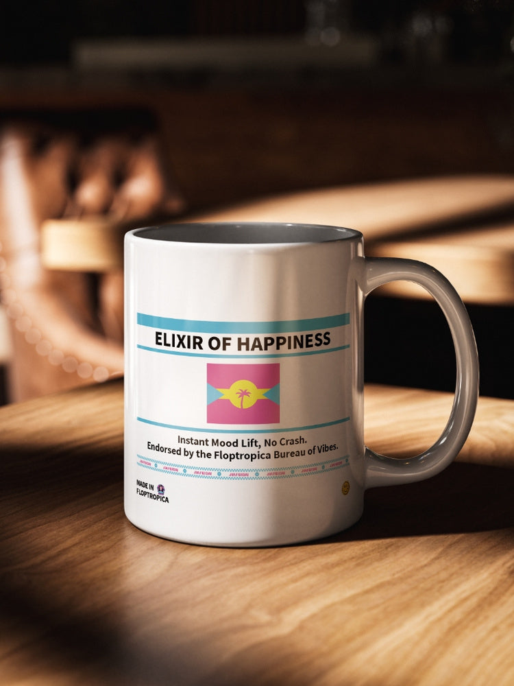 Jiafei Floptropica Bureau of Vibes Two-Tone Coffee Cup