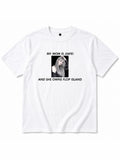 "My Mom Is Jiafei" Oversized Graphic T-Shirt