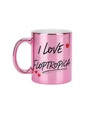 Jiafei Floptropica Fan Coffee Mug (Pink & White)