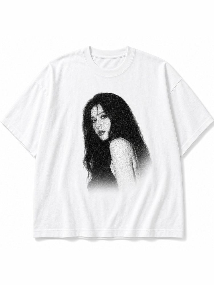 "Jiafei Window Shadow" Portrait T-Shirt