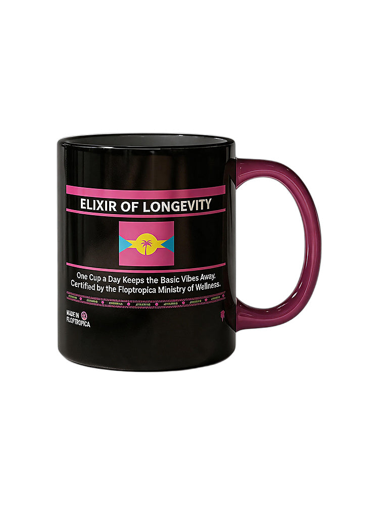 Jiafei "Elixir of Longevity" BLack Mug