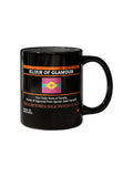 Jiafei Elixir of Glamour Floptropica Black Ceramic Mug