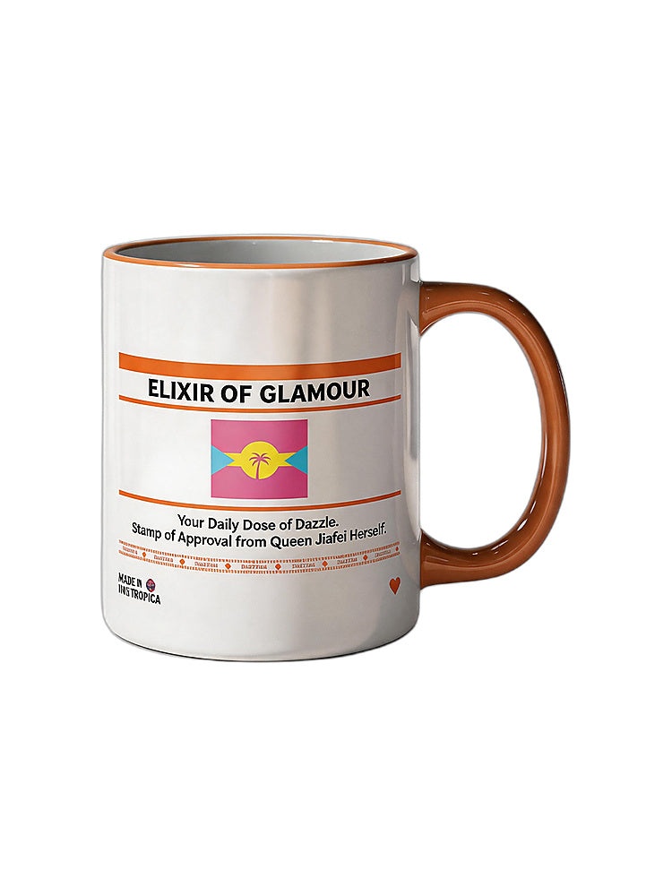 Jiafei Elixir of Glamour Floptropica White Ceramic Mug
