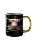 Jiafei Elixir of Wealth Floptropica Black Ceramic Mug