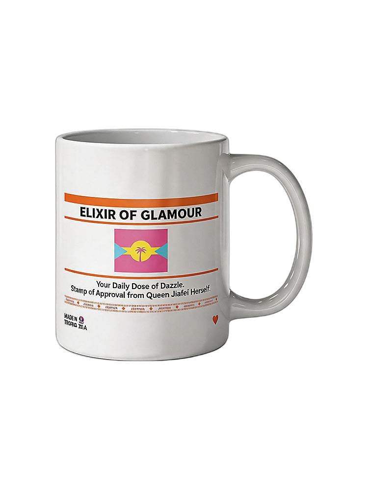 Jiafei "Elixir of Glamour" All-White Ceramic Mug