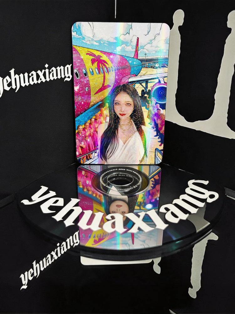 JIAFEI Floptropica Airlines Holographic Photocard