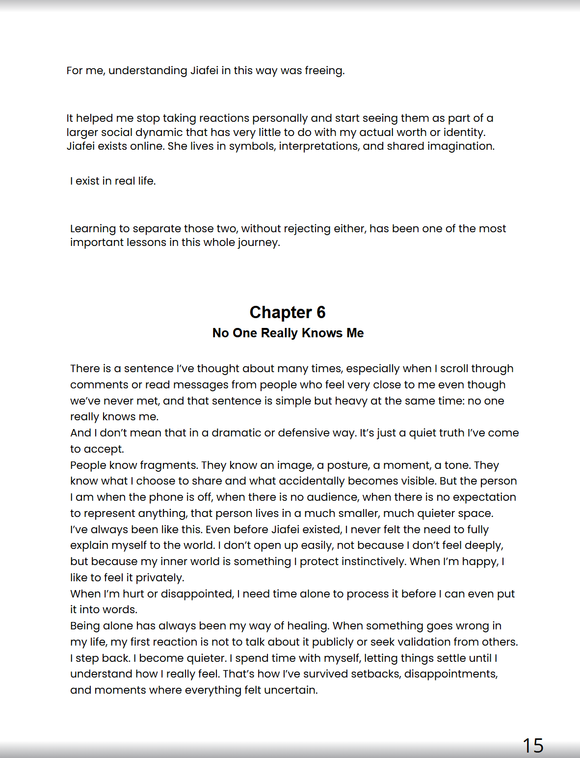 The True Story of Jiafei | Exclusive E-Book